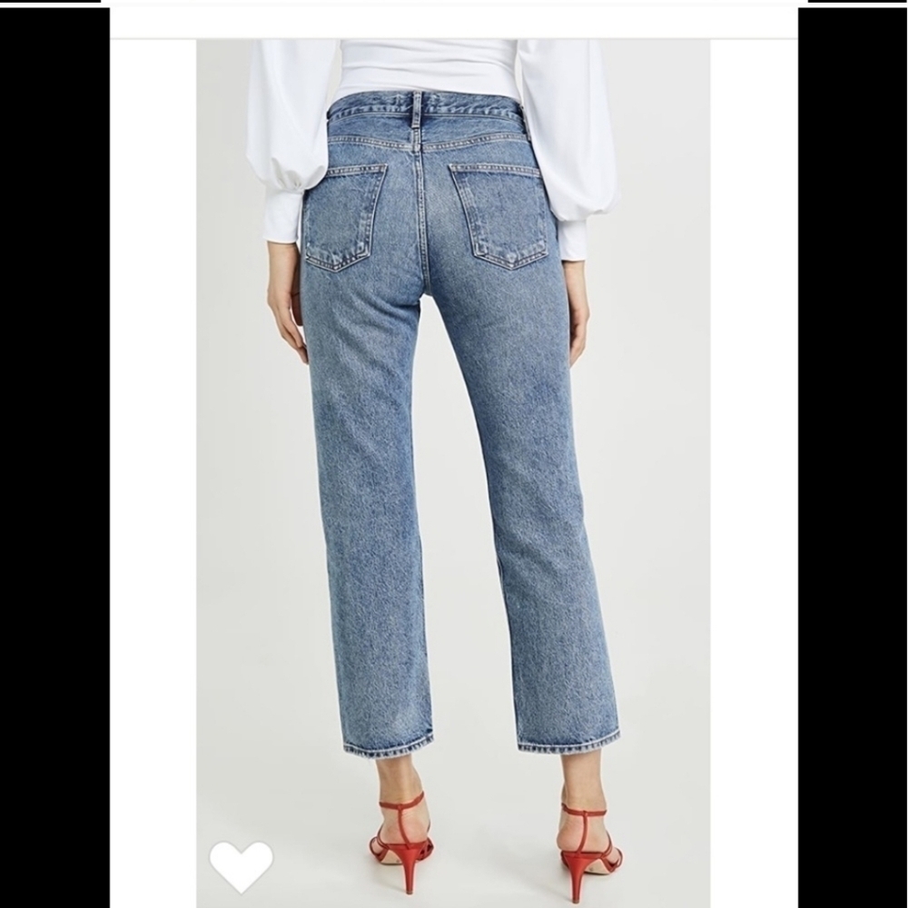 AGOLDE Ripley Mid Rise Straight Jeans in Forfeit Size 25 - Picture 4 of 11